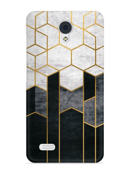 Cube Marble Art Snap Case for Vivo Y21L