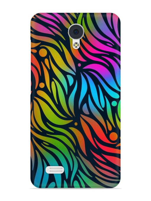 Abstract Leaf Design Snap Case for Vivo Y21L Zapvi