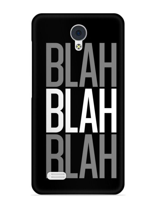 Blah Blah Blah Wallpaper Snap Case for Vivo Y21L Zapvi