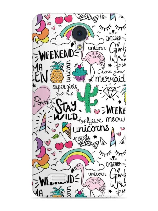 Unicorn Ice Cream Snap Case for Vivo Y21L