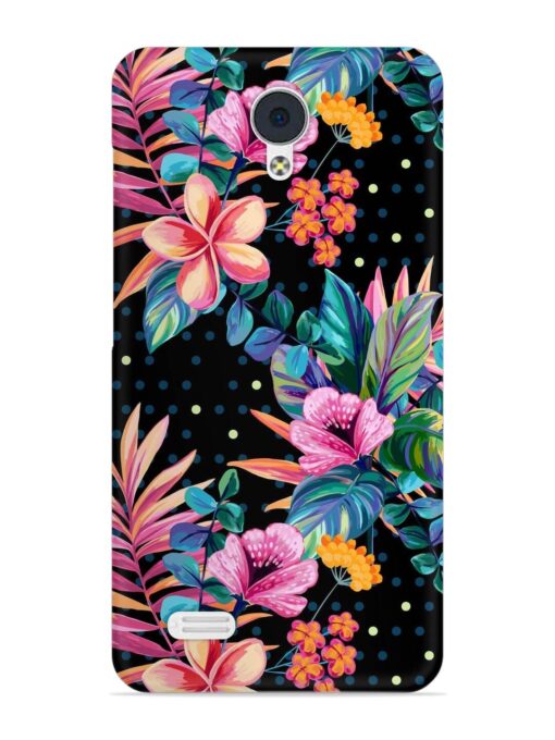 Seamless Floral Pattern Snap Case for Vivo Y21L