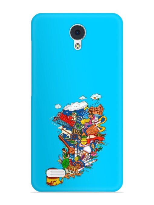 Vector Design Indian Snap Case for Vivo Y21L Zapvi