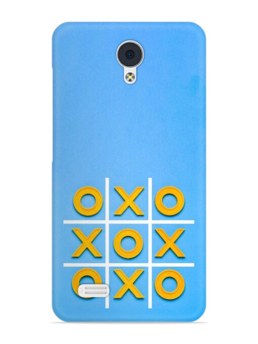 Yellow Plastic Crosses Snap Case for Vivo Y21L Zapvi