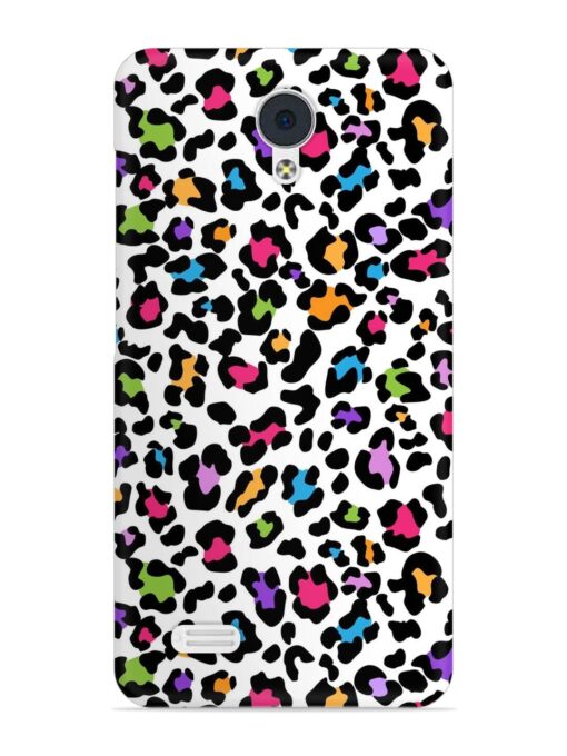 Seamless Leopard Pattern Snap Case for Vivo Y21L