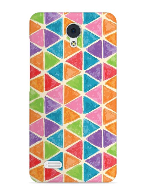 Seamless Colorful Isometric Snap Case for Vivo Y21L