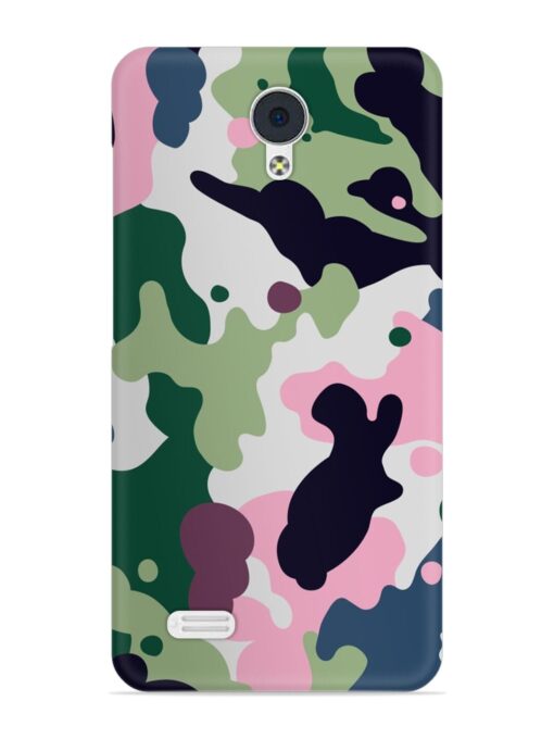 Seamless Funky Camouflage Snap Case for Vivo Y21L