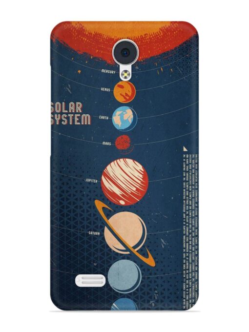 Solar System Vector Snap Case for Vivo Y21L