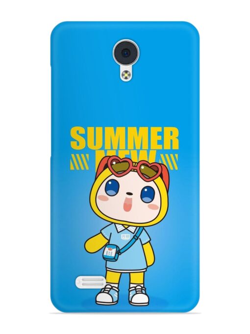 Summer Mew Cartoon Snap Case for Vivo Y21L