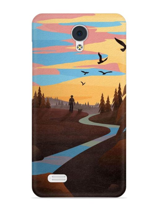 Natural Landscape Art Snap Case for Vivo Y21L