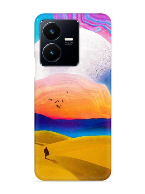 Sandy Desert Snap Case for Vivo Y22 Zapvi