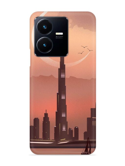 Landmark Burj Khalifa Snap Case for Vivo Y22 Zapvi