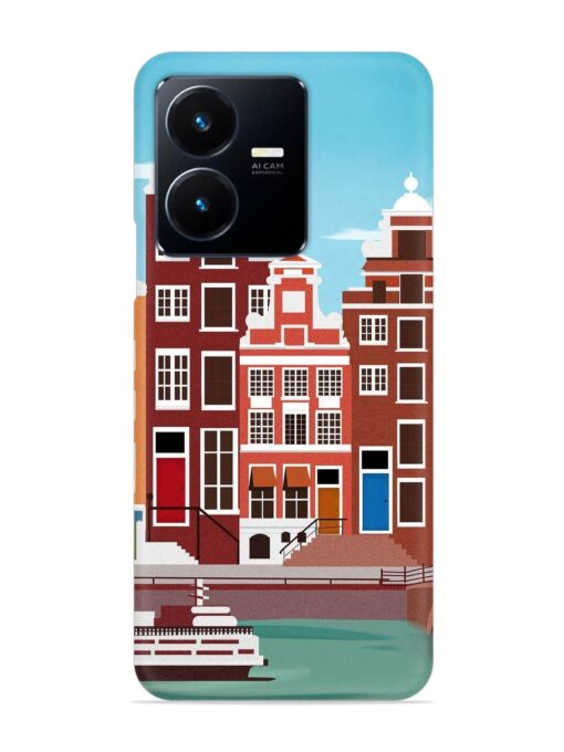 Scenery Architecture Amsterdam Landscape Snap Case for Vivo Y22 Zapvi