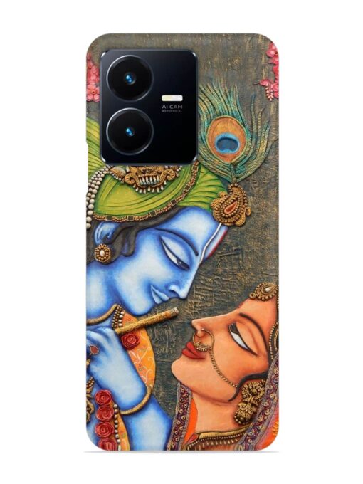 Lord Radha Krishna Flute Art Snap Case for Vivo Y22 Zapvi