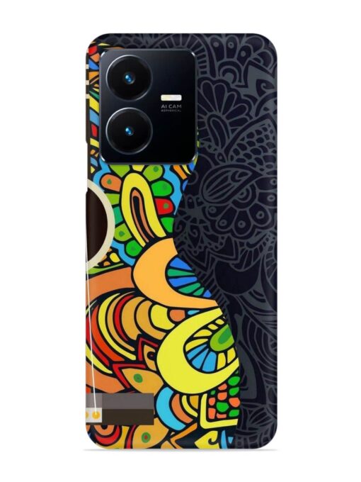 Guitar Vector Art Snap Case for Vivo Y22 Zapvi