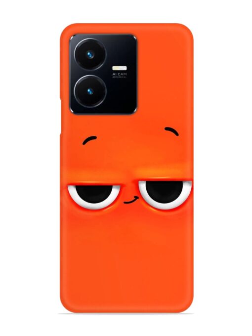 Smiley Face Snap Case for Vivo Y22 Zapvi