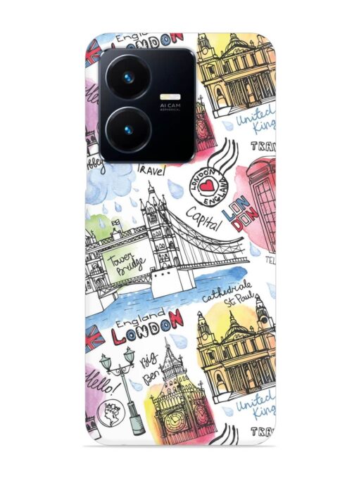 Vector London Landmark Snap Case for Vivo Y22 Zapvi