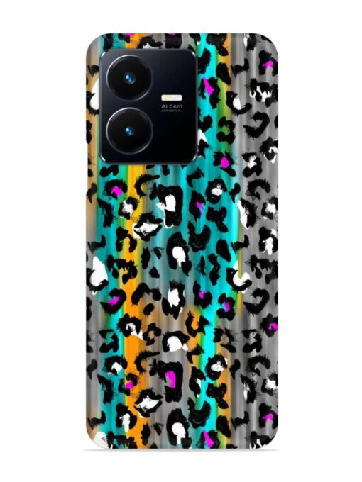 Mix Animal Skin Snap Case for Vivo Y22 Zapvi