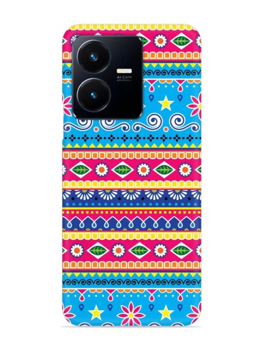 Indian Seamless Snap Case for Vivo Y22 Zapvi