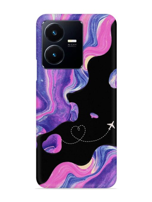 Glitter Art Snap Case for Vivo Y22 Zapvi