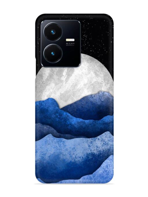 Full Moon Mountain Vector Snap Case for Vivo Y22 Zapvi