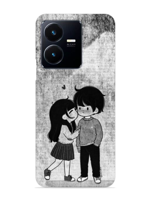 Couple Love Highlights Snap Case for Vivo Y22 Zapvi