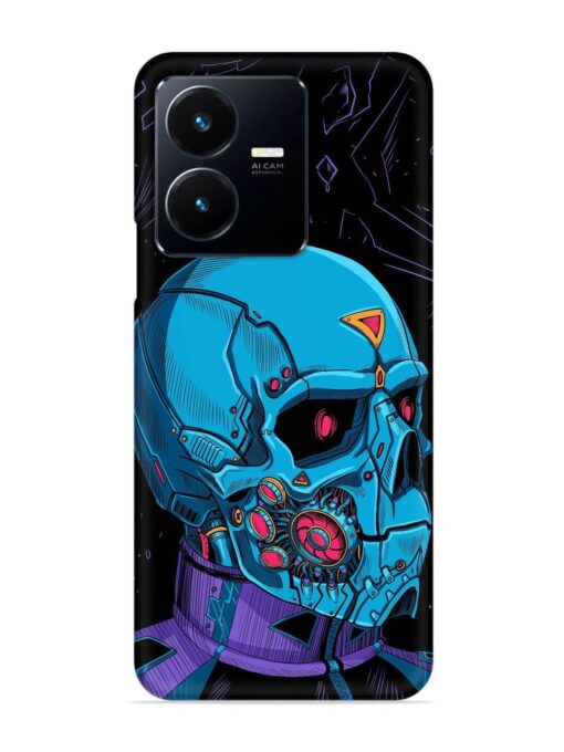 Skull Robo Vector Snap Case for Vivo Y22 Zapvi