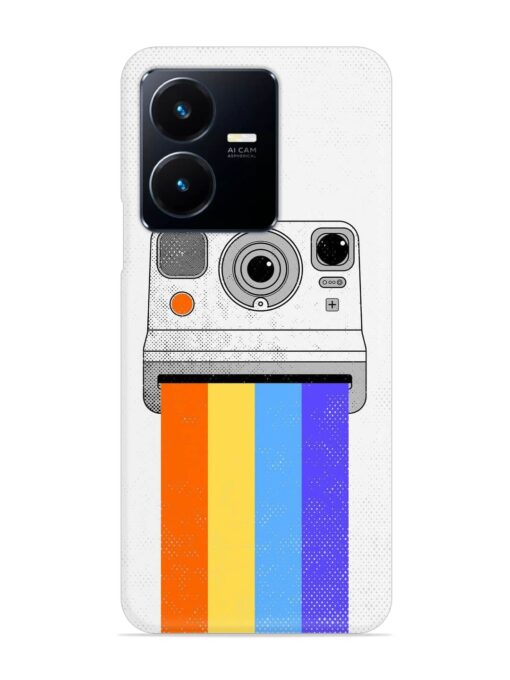 Retro Camera Art Snap Case for Vivo Y22 Zapvi