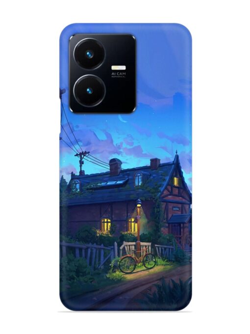 Beautiful Village House Snap Case for Vivo Y22 Zapvi