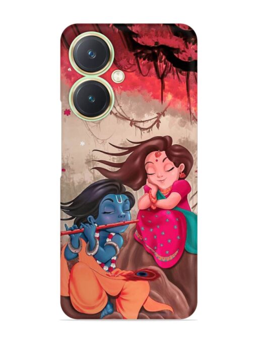 Radhe Krishna Water Art Snap Case for Vivo Y27 Zapvi