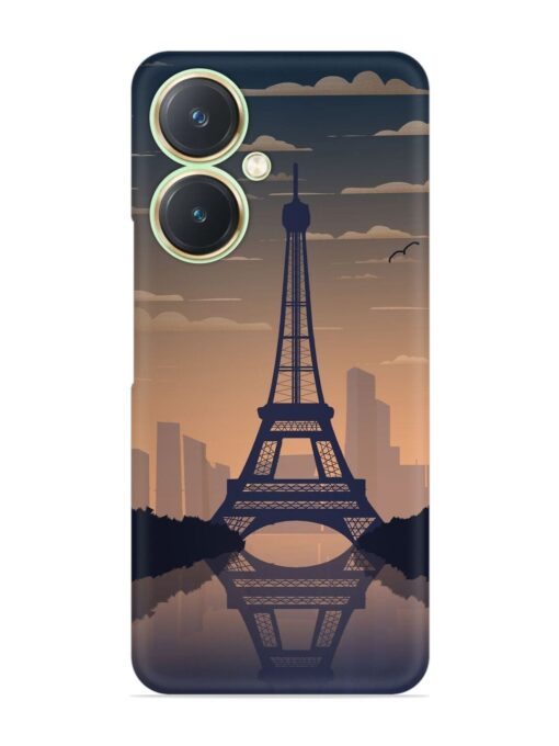 France Paris Eiffel Tower Gradient Snap Case for Vivo Y27 Zapvi