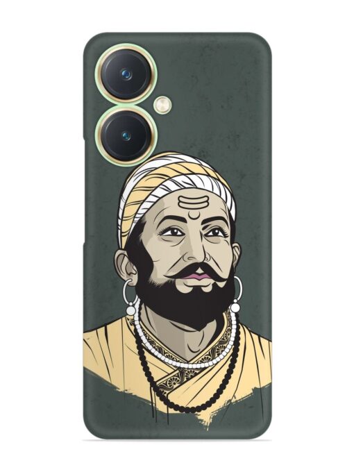 Shivaji Maharaj Vector Art Snap Case for Vivo Y27 Zapvi