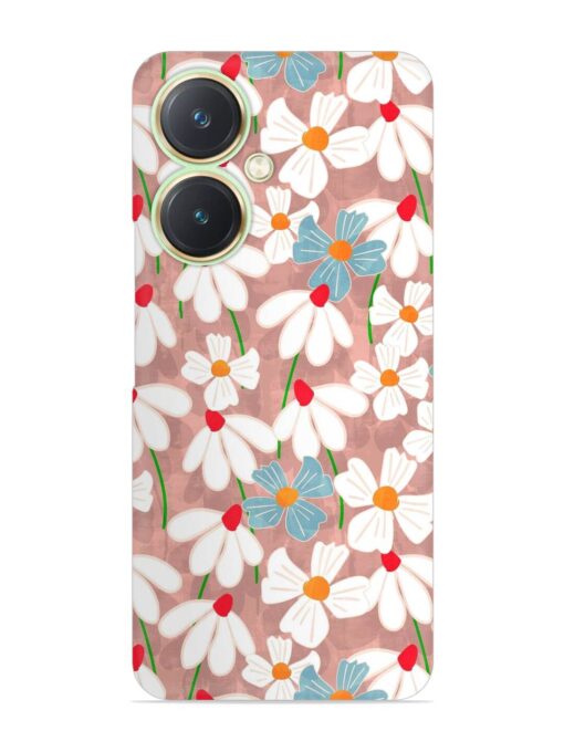 Abstract Petal Flowers Snap Case for Vivo Y27 Zapvi