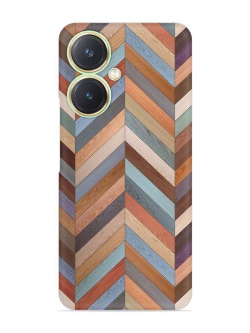 Seamless Wood Parquet Snap Case for Vivo Y27 Zapvi