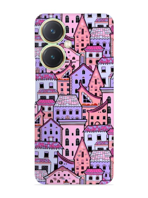 Seamless Pattern Houses Snap Case for Vivo Y27 Zapvi