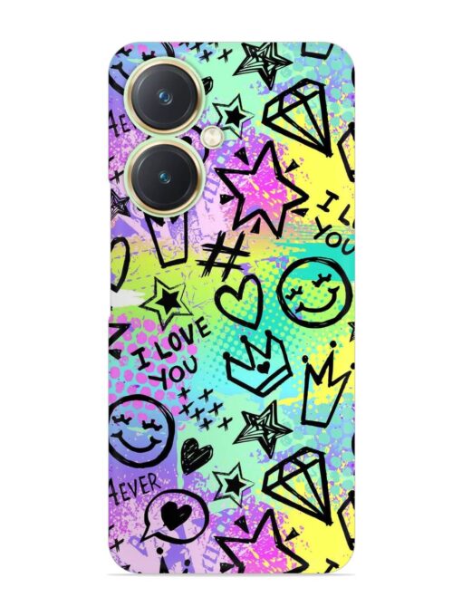 Bright Seamless Pattern Snap Case for Vivo Y27