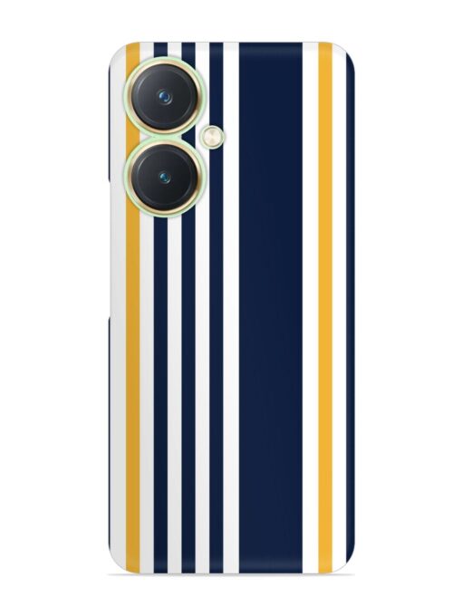 Seamless Stripe Pattern Snap Case for Vivo Y27 Zapvi