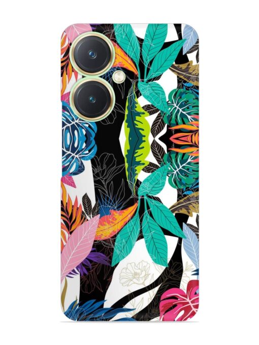 Floral Pattern Bright Snap Case for Vivo Y27 Zapvi