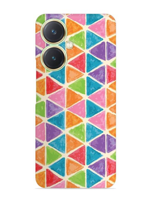 Seamless Colorful Isometric Snap Case for Vivo Y27 Zapvi