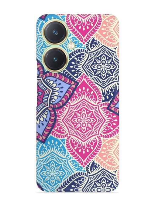 Ethnic Floral Seamless Snap Case for Vivo Y27 Zapvi