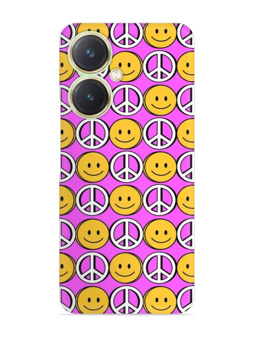 Smiley Face Peace Snap Case for Vivo Y27 Zapvi