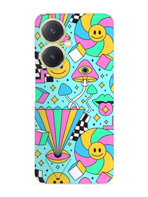 Trippy Rainbow 60S Snap Case for Vivo Y27 Zapvi