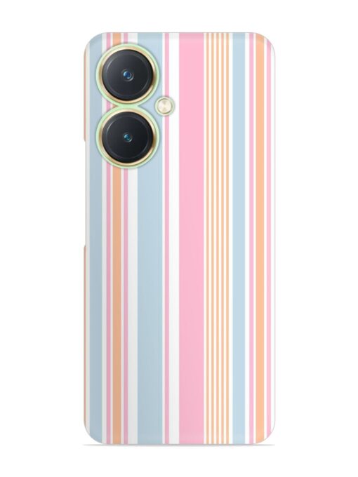 Stripe Seamless Pattern Snap Case for Vivo Y27 Zapvi