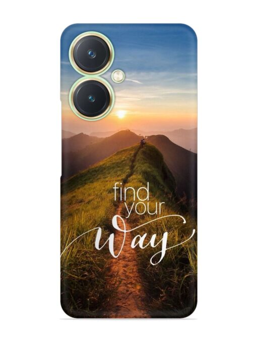 Find Your Way Snap Case for Vivo Y27 Zapvi