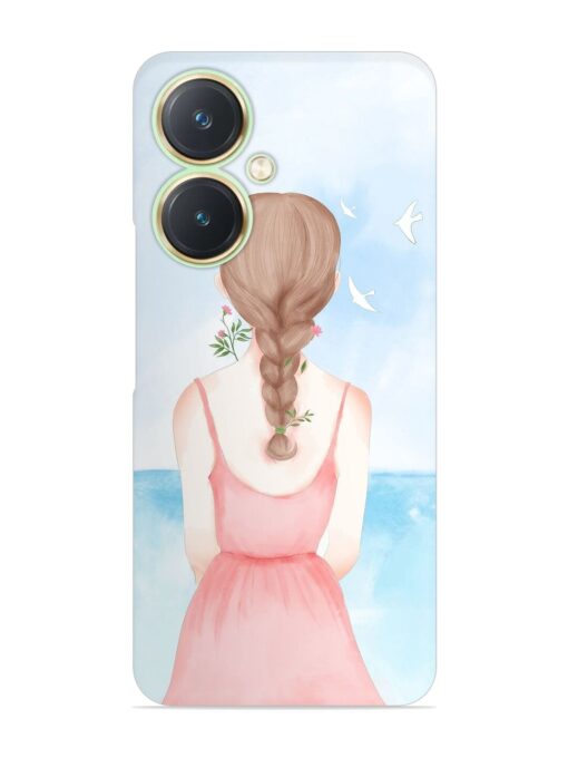 Watercolor Girl Vector Snap Case for Vivo Y27 Zapvi