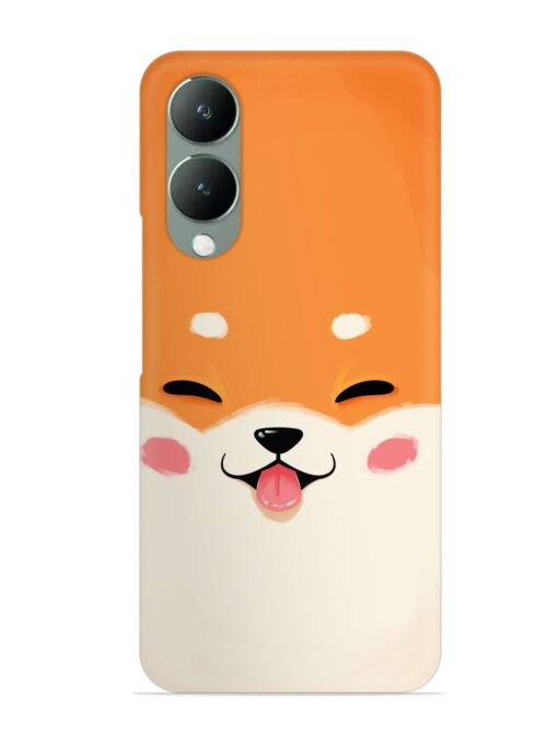 Happy Cat Art Snap Case for Vivo Y28 (5G) Zapvi