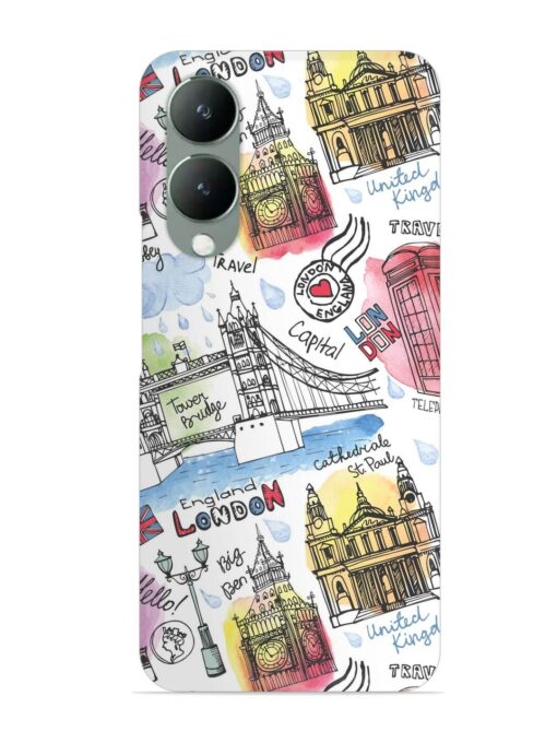 Vector London Landmark Snap Case for Vivo Y28 (5G) Zapvi