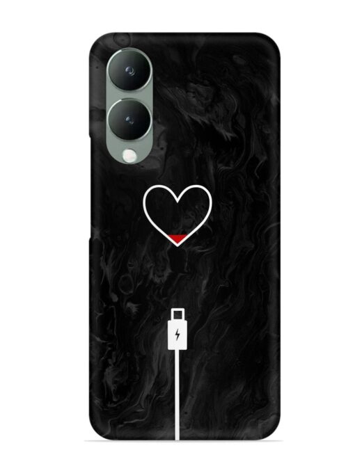 Heart Charging Vector Snap Case for Vivo Y28 (5G) Zapvi