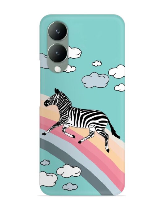 Running Zebra Snap Case for Vivo Y28 (5G) Zapvi