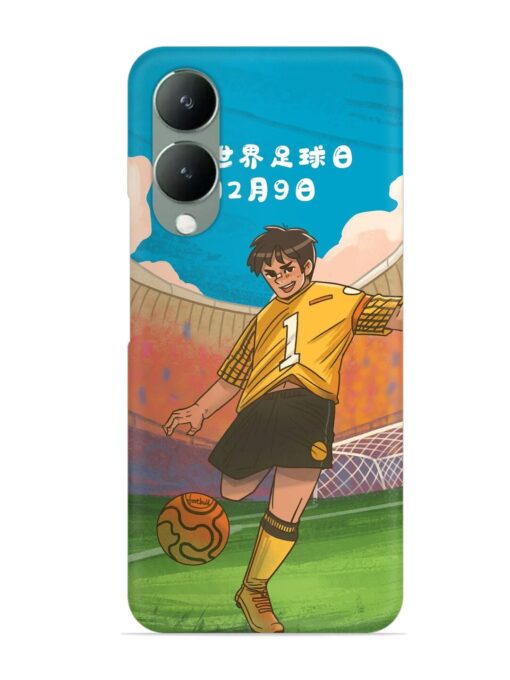 Soccer Kick Snap Case for Vivo Y28 (5G) Zapvi