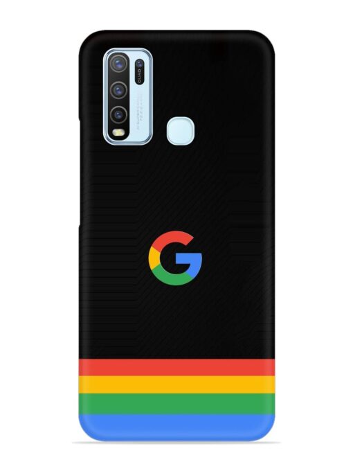 Google Logo Art Snap Case for Vivo Y30 Zapvi